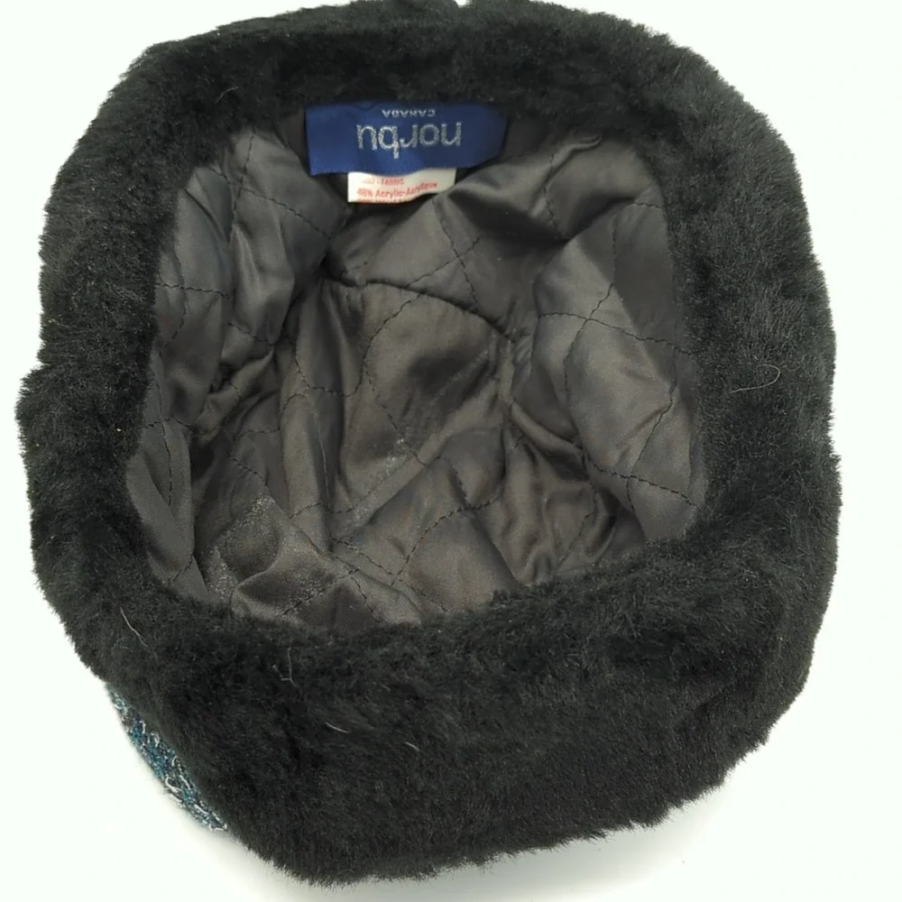 Vintage Norbu Canada Women's Beanie Bucket Hap Cap Made in Italy